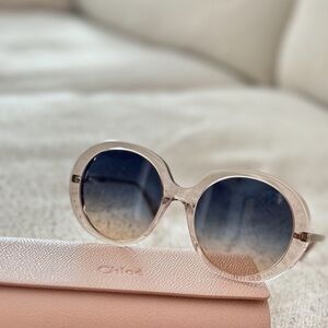 Chloe Pink Sunglasses with Gradient Lenses
